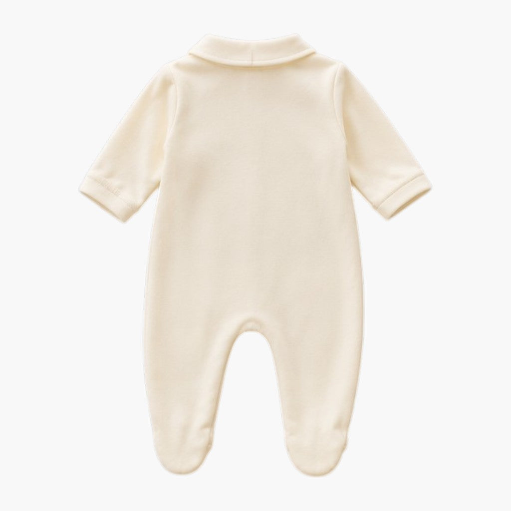 Babygrow Branco Pérola com Gola