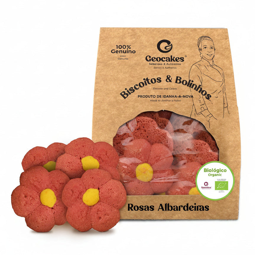 Rosas Albardeiras Biológicas, Biscoitos Artesanais (170g)
