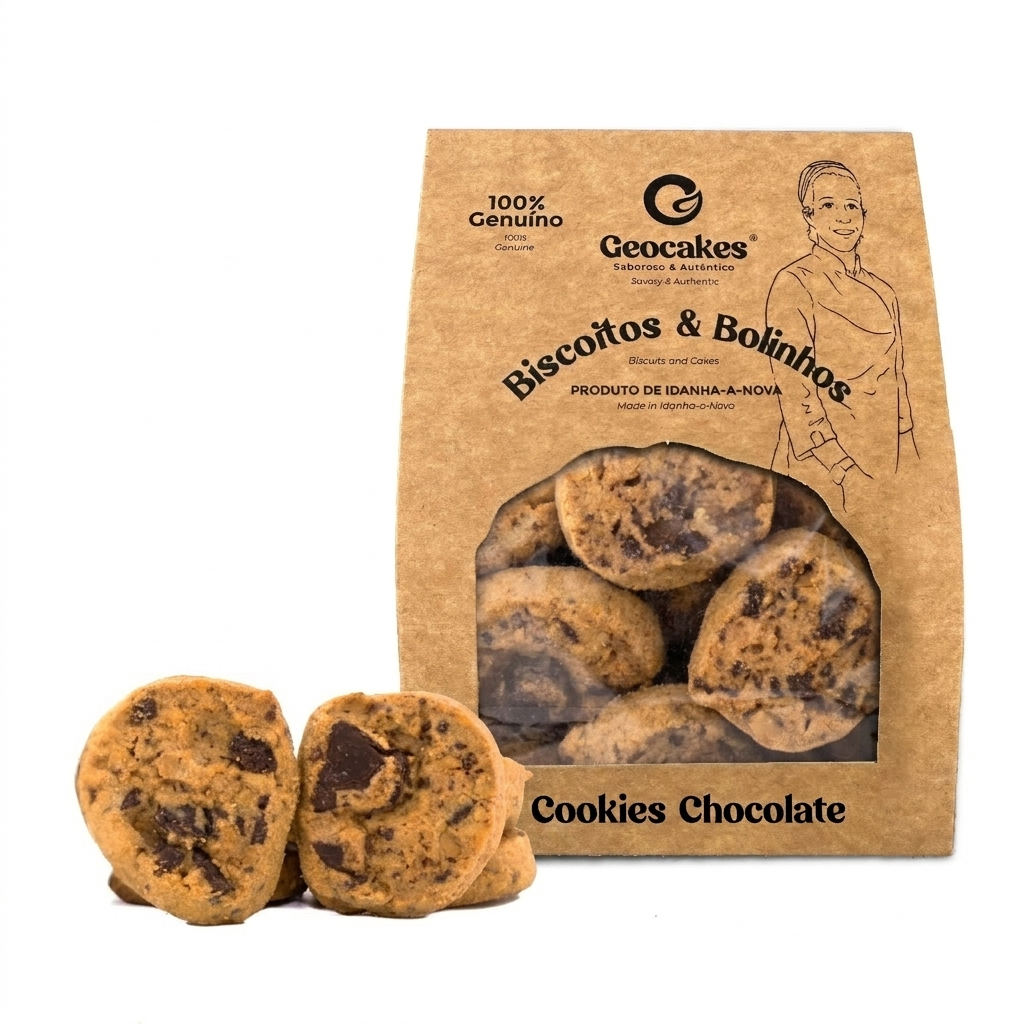 Cookies de Nozes e Chocolate da Beira Baixa