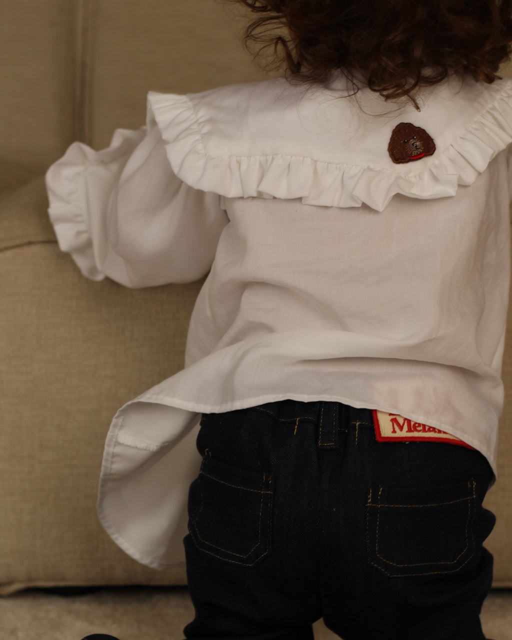 Jeans Flare | Heidelbeere