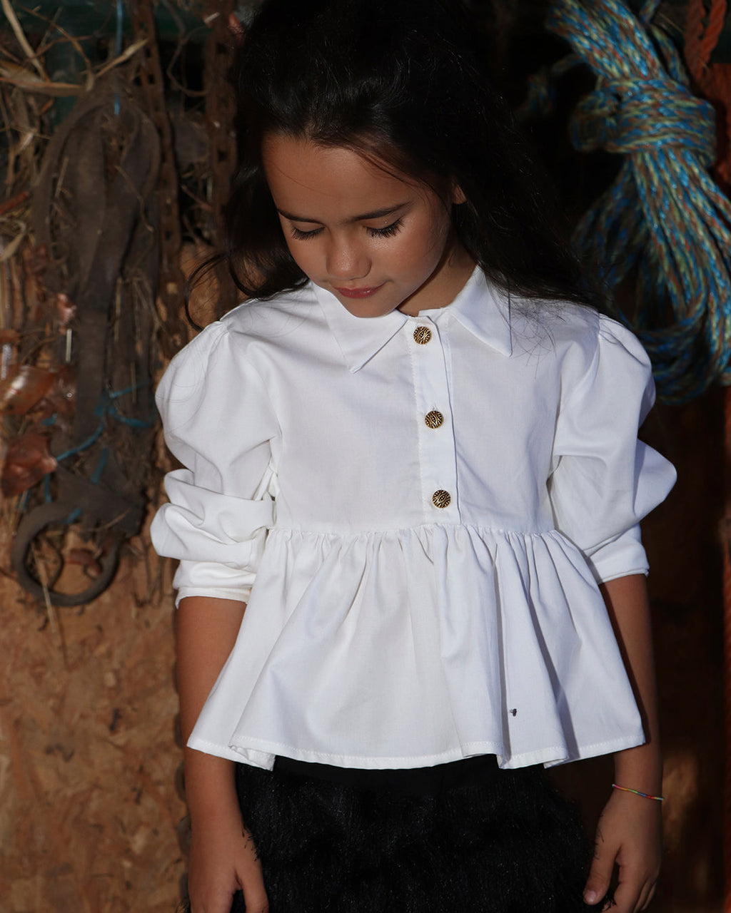 Bluse weiß Juwel | Patti