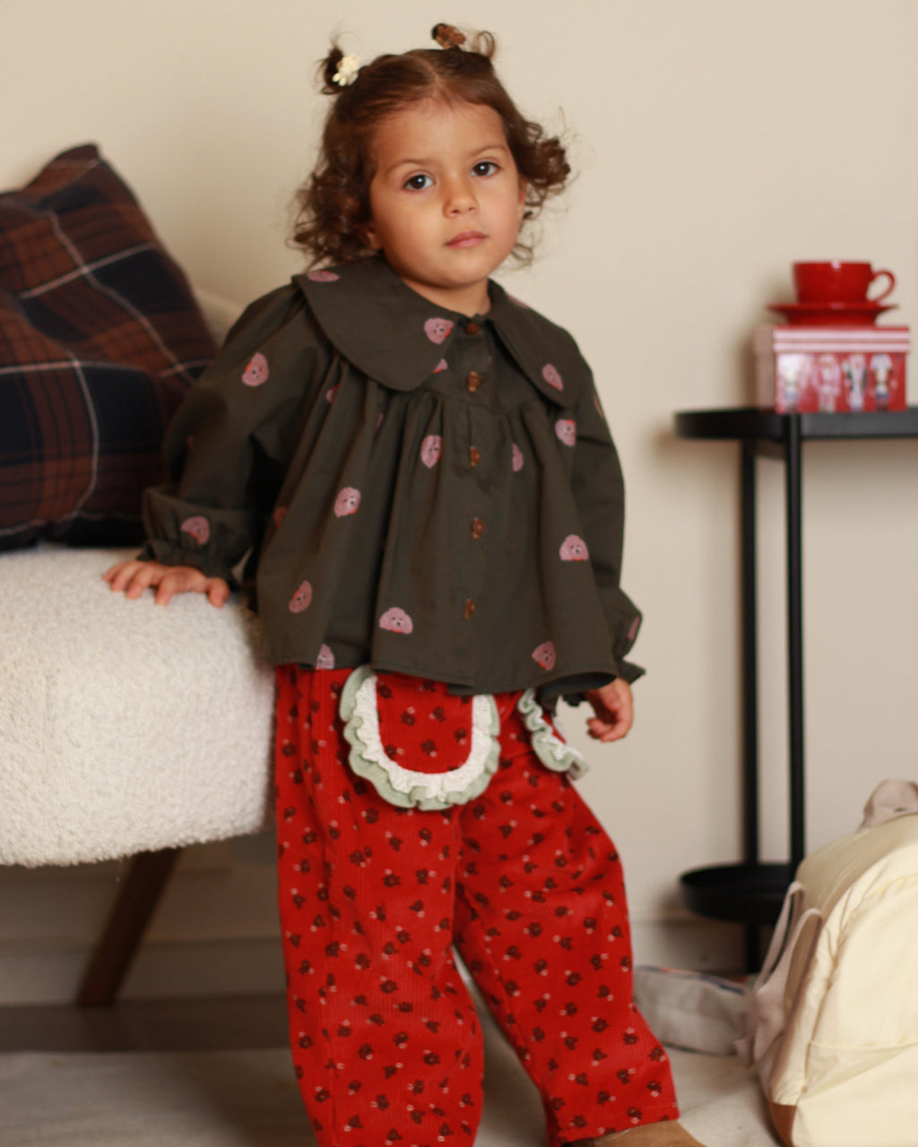 Bluse | Mars gemustert