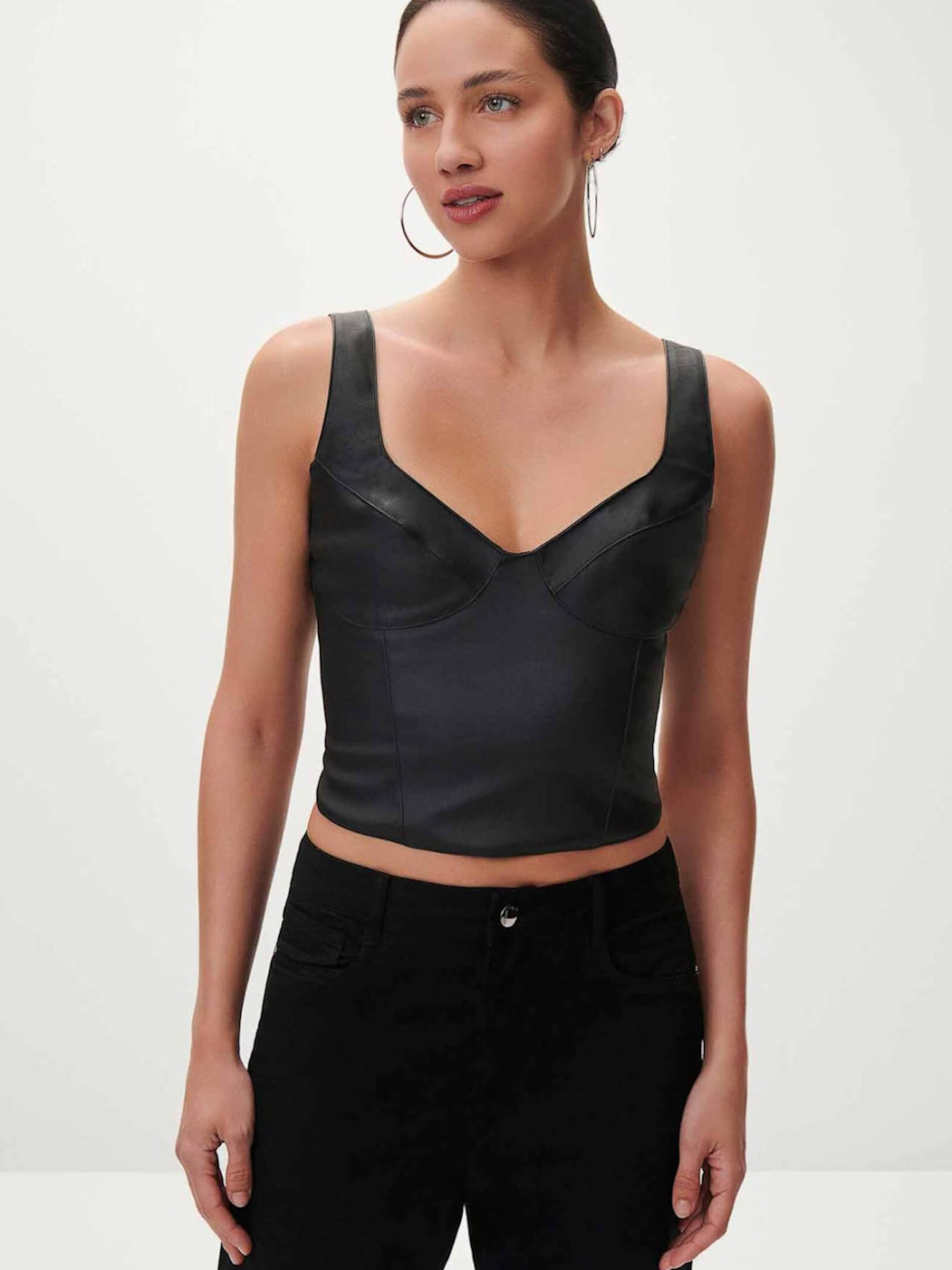 BLUSA CROP TOP CORPET