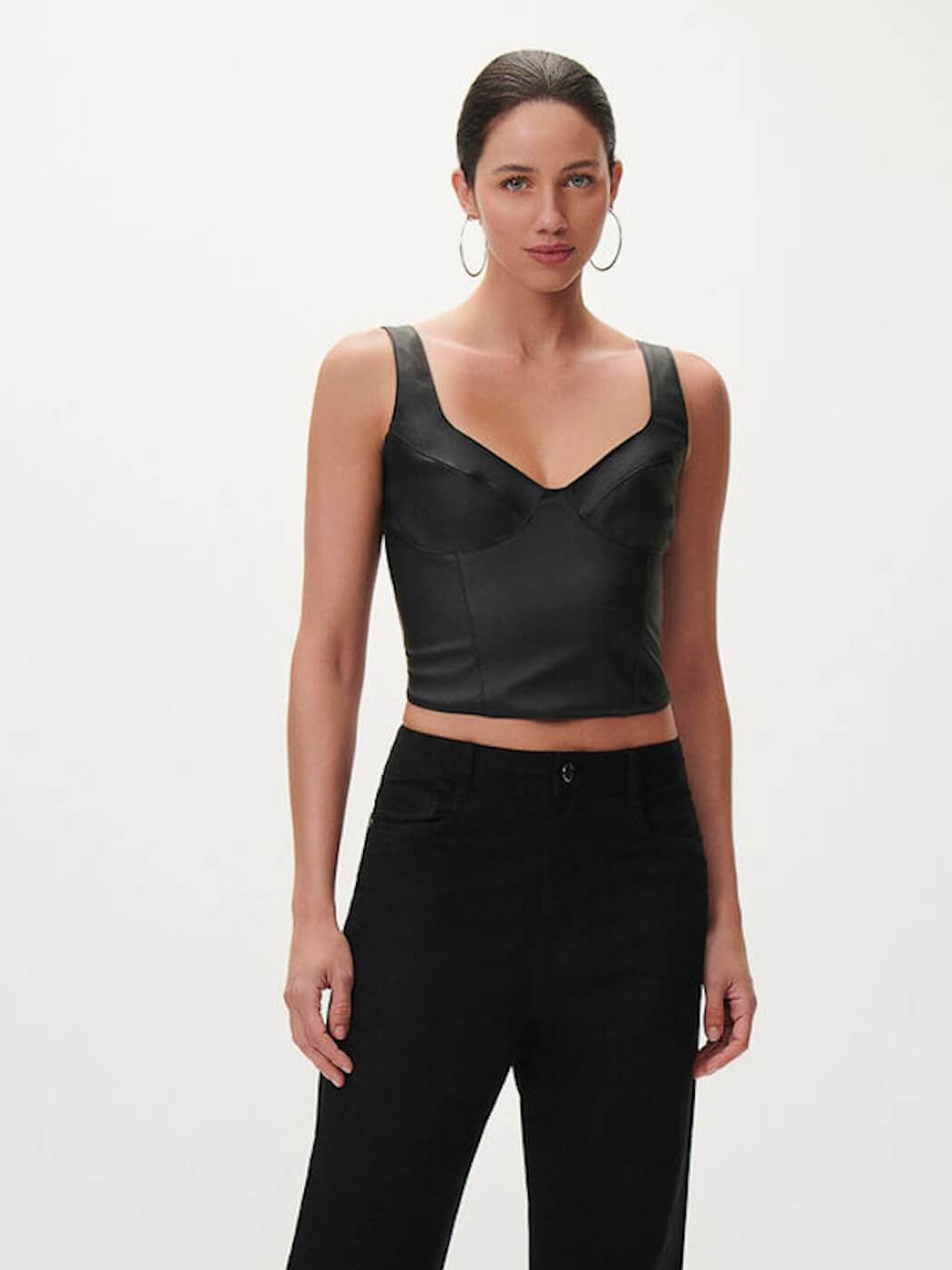 BLUSA CROP TOP CORPET