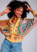 CHAQUETA OVERSIZED ESTAMPADA