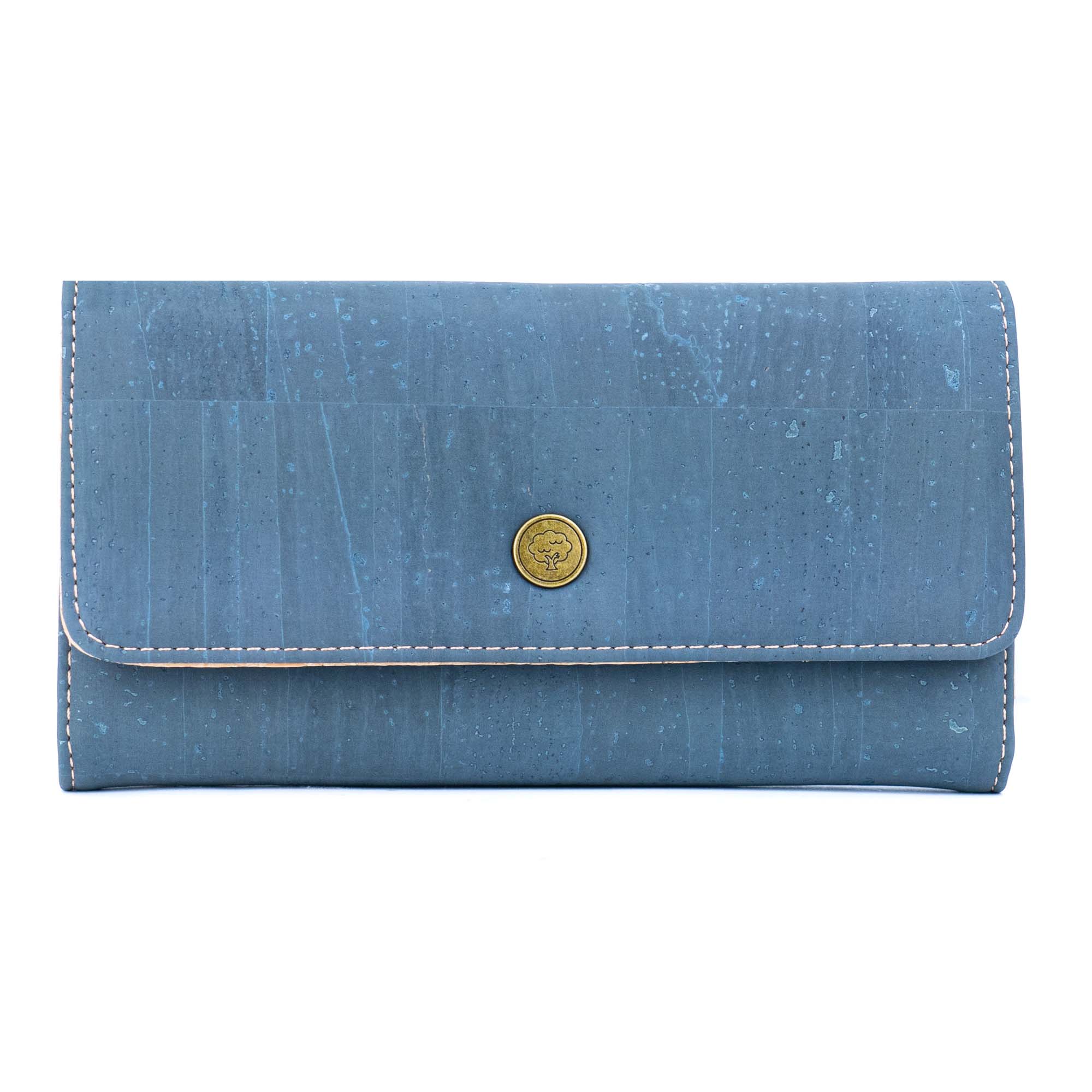 Women’s Natural Cork Long Wallet BAG-2351