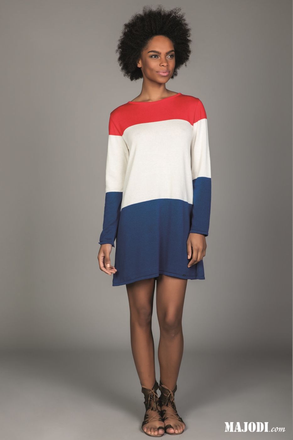 Gestreiftes Kleid