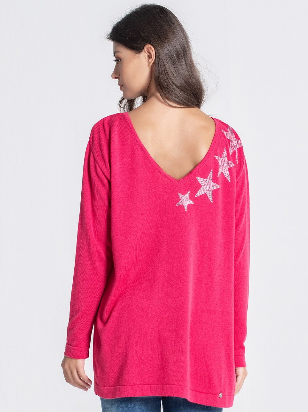 WENDBARES SHIRT MIT STERNEN
