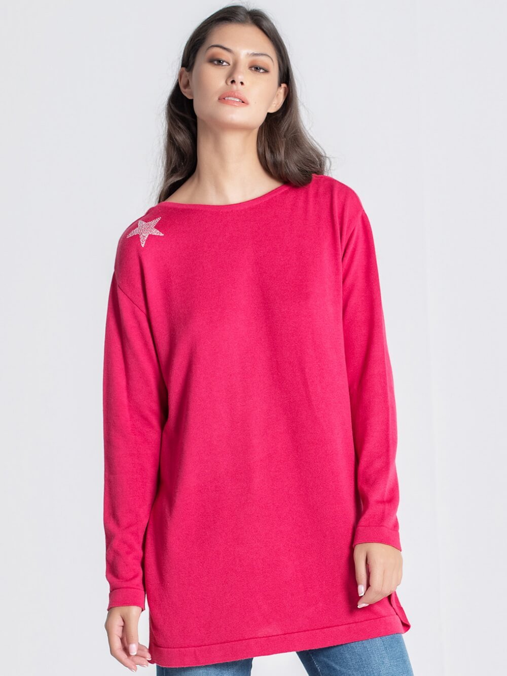 WENDBARES SHIRT MIT STERNEN