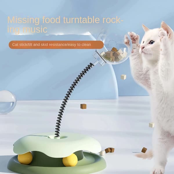 Interactive Treat Dispensing Cat & Dog Toy – Puzzle Ball Slow Feeder for Mental Stimulation