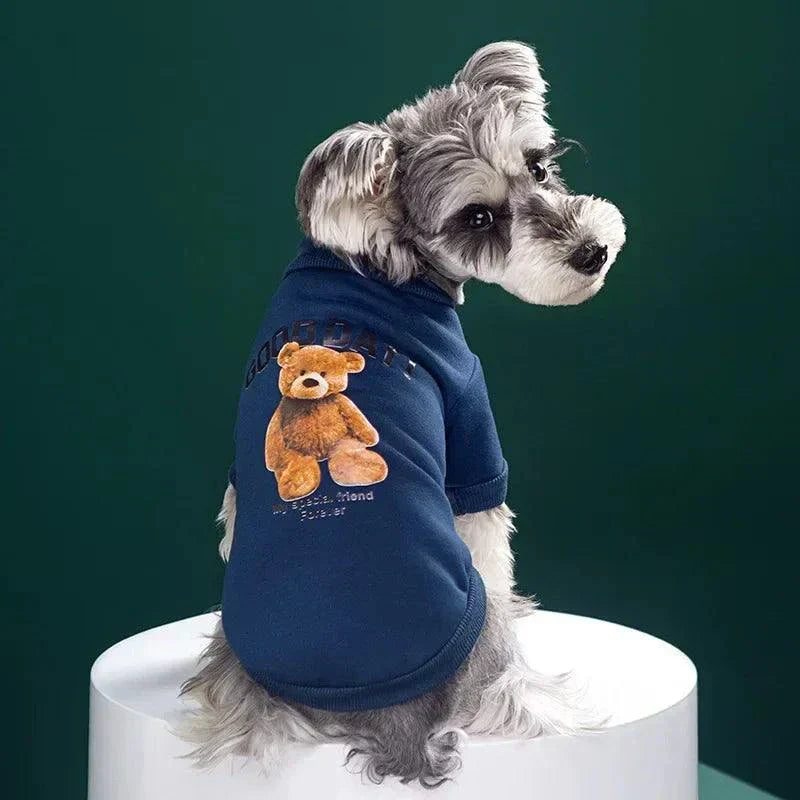 Niedlicher Bärenpullover für Haustiere | Warmer Pullover für kleine und mittelgroße Hunde und Katzen | Winter-Chihuahua-Outfit