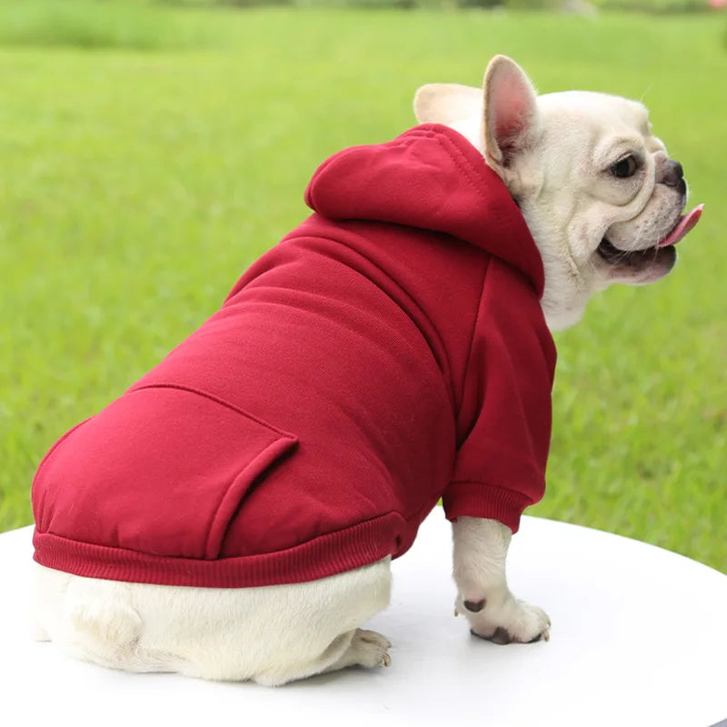 Kuscheliger Hunde-Hoodie – Weiches Pullover-Sweatshirt für kleine Hunde & Katzen
