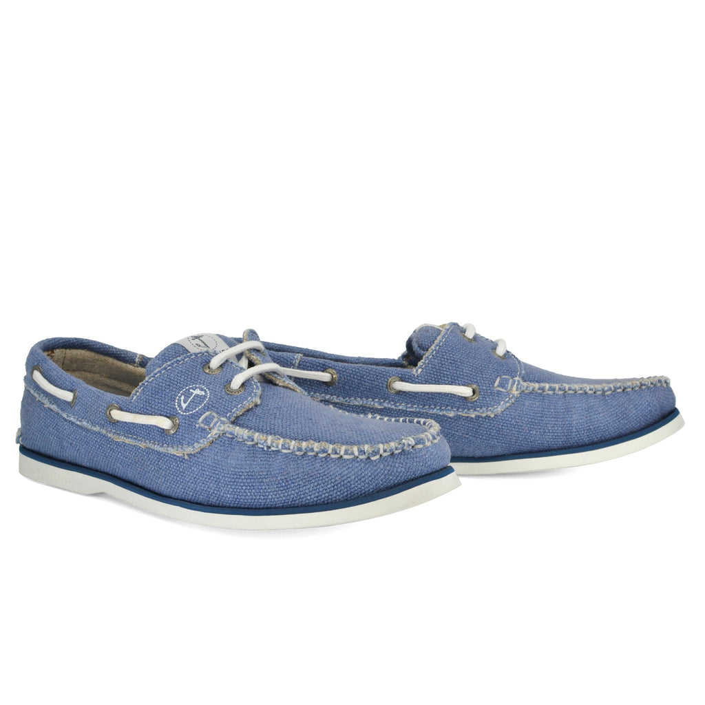 Zapatos náuticos de cáñamo vegano para hombre Fidden