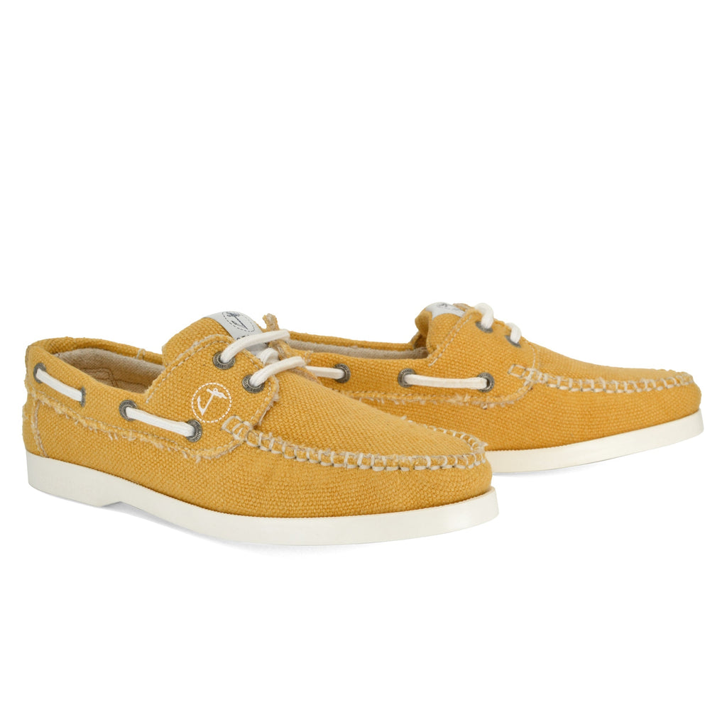 Damen Hanf & Vegan Bootsschuh Saharun