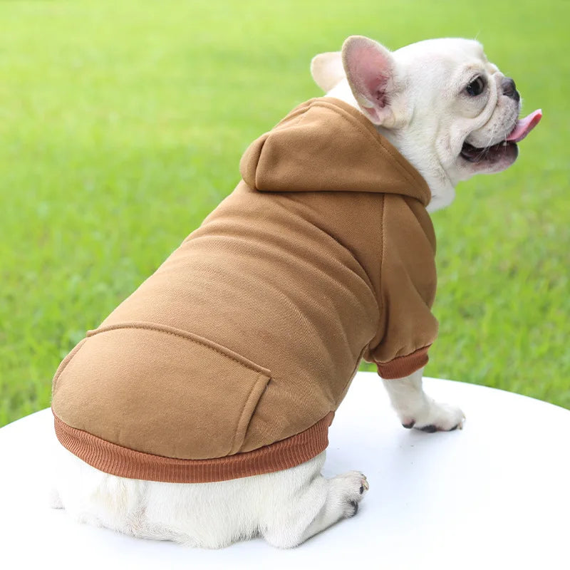 Cozy Dog Hoodie – Soft Pullover Sweatshirt for Small Dogs & Cats