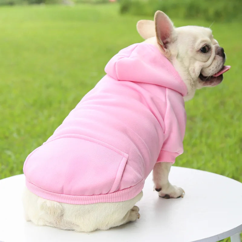 Cozy Dog Hoodie – Soft Pullover Sweatshirt for Small Dogs & Cats