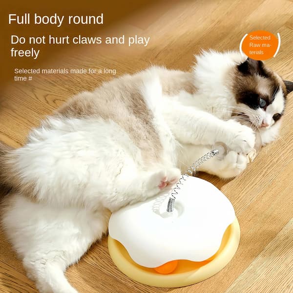 Interaktives Leckerli-Spielzeug für Katzen und Hunde – Puzzle-Ball für langsame Fütterung zur geistigen Stimulation