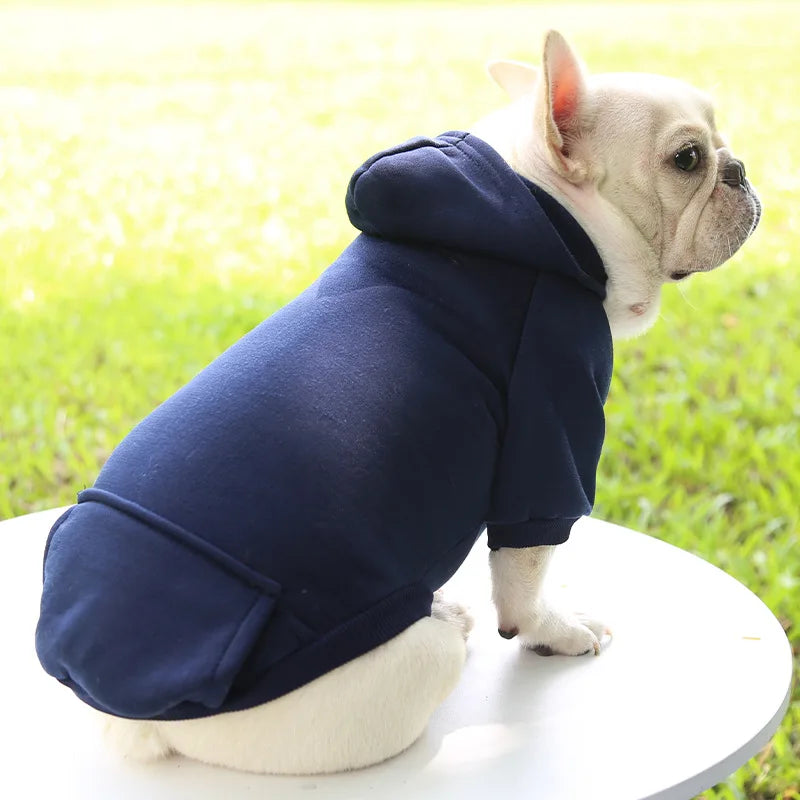 Cozy Dog Hoodie – Soft Pullover Sweatshirt for Small Dogs & Cats