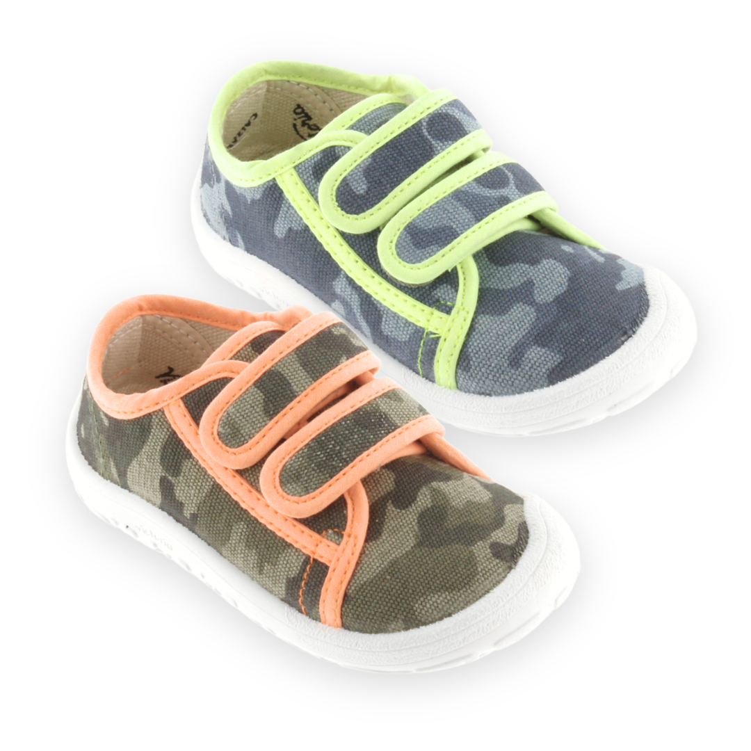 ZAPATILLAS BAREFOOT BOSCO LONA VELCRO CAMUFLAJE VICTORIA