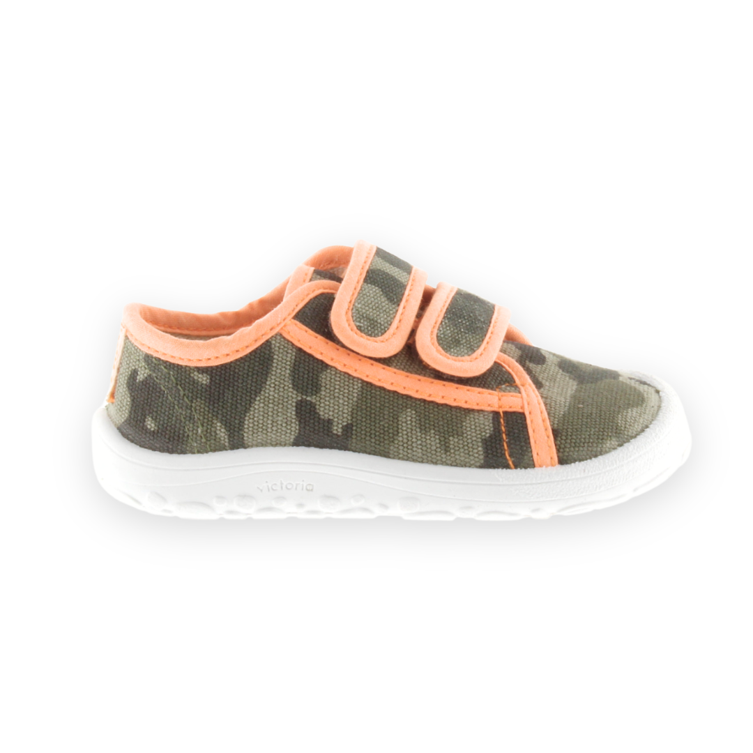 ZAPATILLAS BAREFOOT BOSCO LONA VELCRO CAMUFLAJE VICTORIA