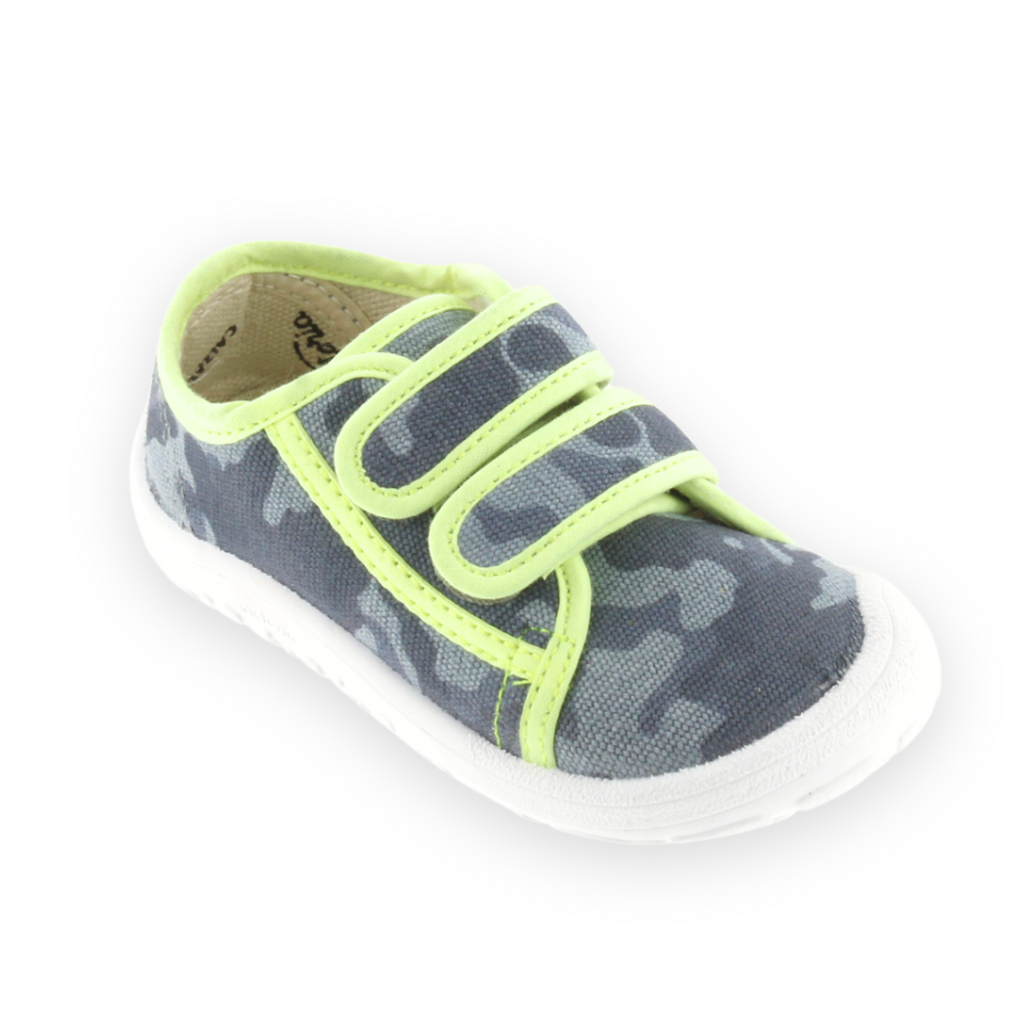ZAPATILLAS BAREFOOT BOSCO LONA VELCRO CAMUFLAJE VICTORIA