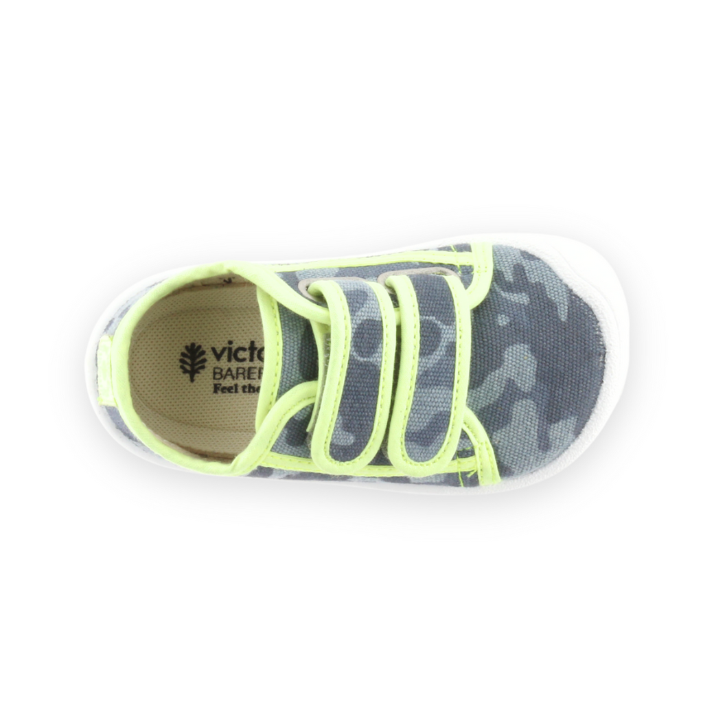 ZAPATILLAS BAREFOOT BOSCO LONA VELCRO CAMUFLAJE VICTORIA