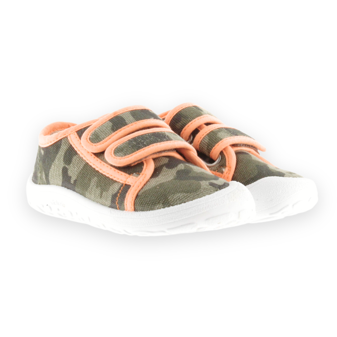 ZAPATILLAS BAREFOOT BOSCO LONA VELCRO CAMUFLAJE VICTORIA