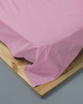 Spannbettlaken – 200 TC Percale (Rosa)