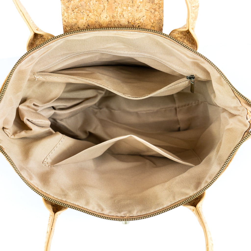 Korkhandtasche – Fliesen- und Blumenmuster BAGD-611
