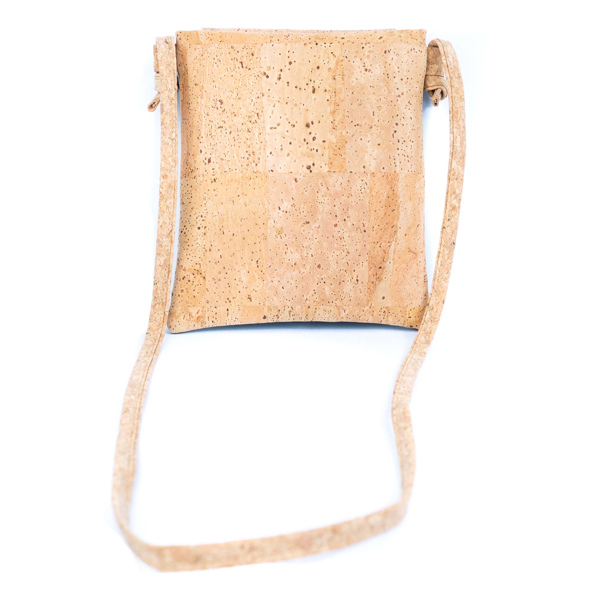 Cork Crossbody Bag - Vegan Fold-Over Messenger Bag BAGP-346