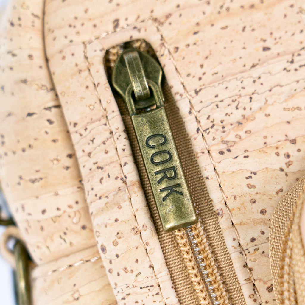 Cork Crossbody Phone Bag – Adjustable Vegan Shoulder Purse with Multi-Pockets BAG-2363