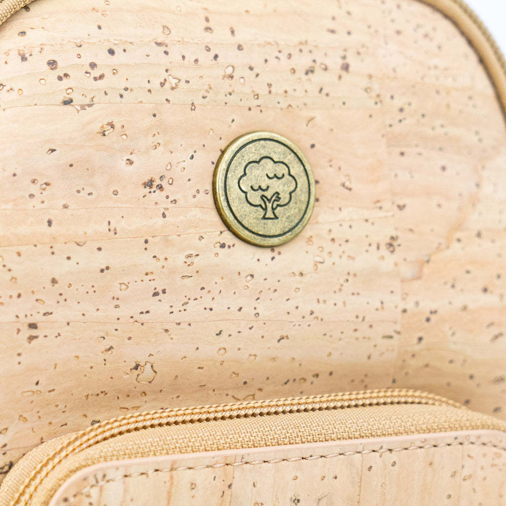 Cork Crossbody Bag with Front Pocket BAG-2362