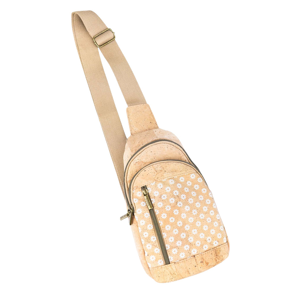 Bandolera de Corcho con Asa Ajustable – Estampados Florales y Geométricos BAG-2374