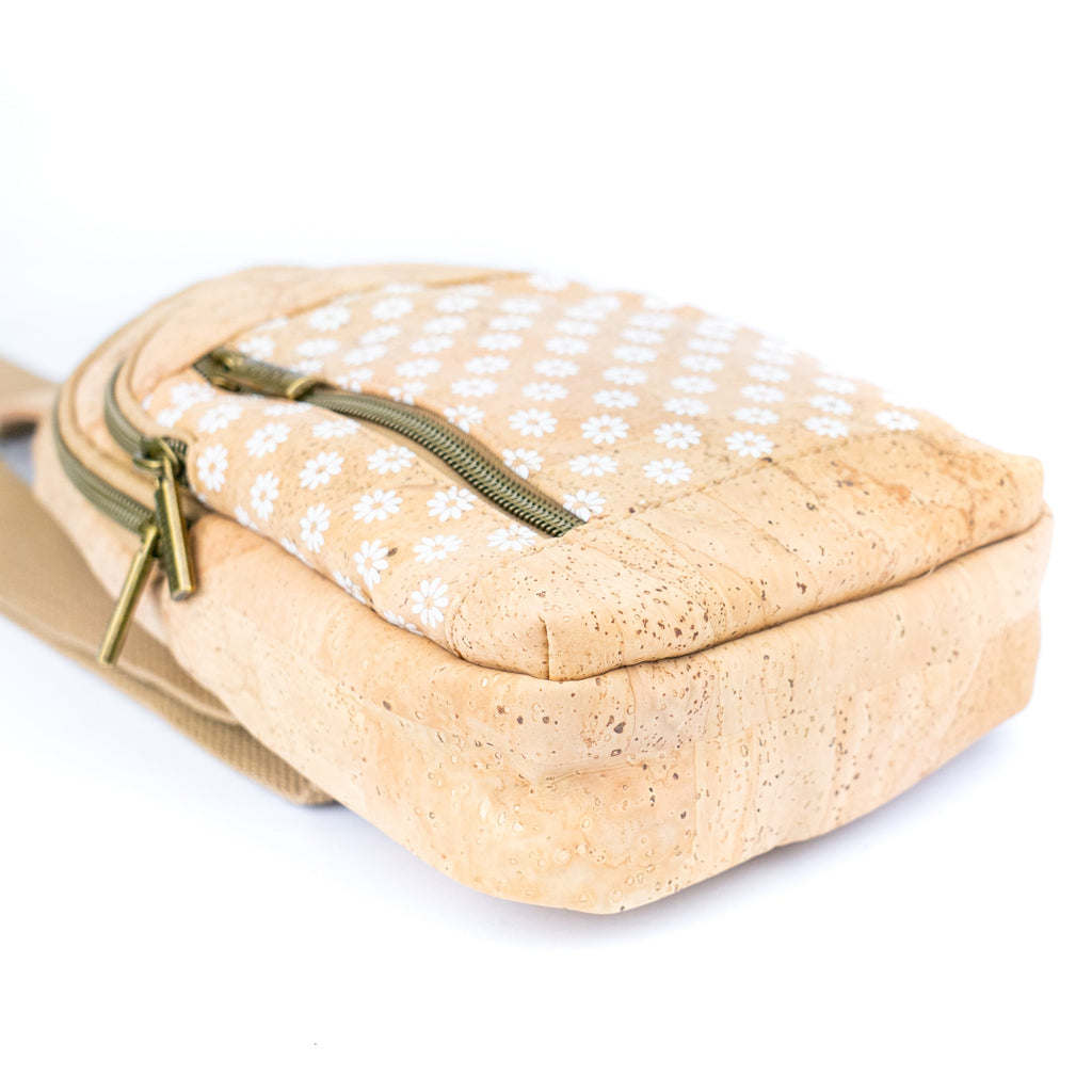 Bandolera de Corcho con Asa Ajustable – Estampados Florales y Geométricos BAG-2374