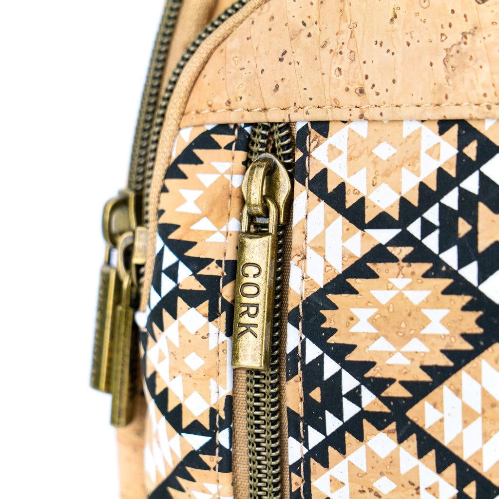 Bandolera de Corcho con Asa Ajustable – Estampados Florales y Geométricos BAG-2374
