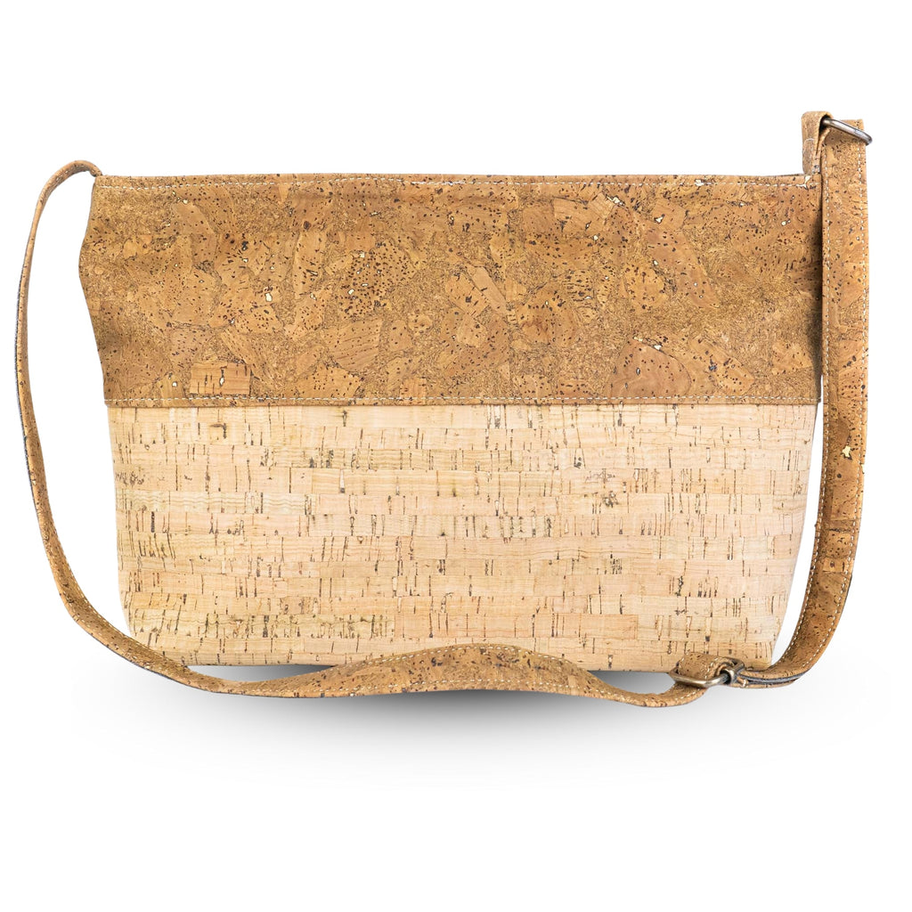 Bolso de corcho natural | Bandolera vegana BAGP-315
