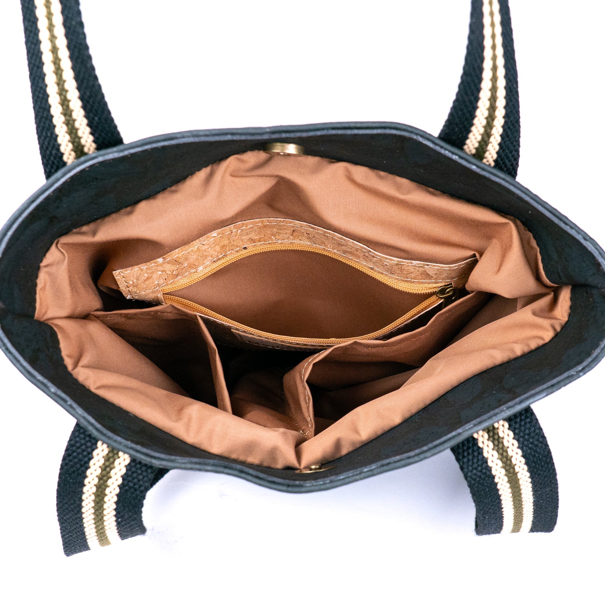 Schultertasche für Damen aus Kork und Gurtband BAGP-297