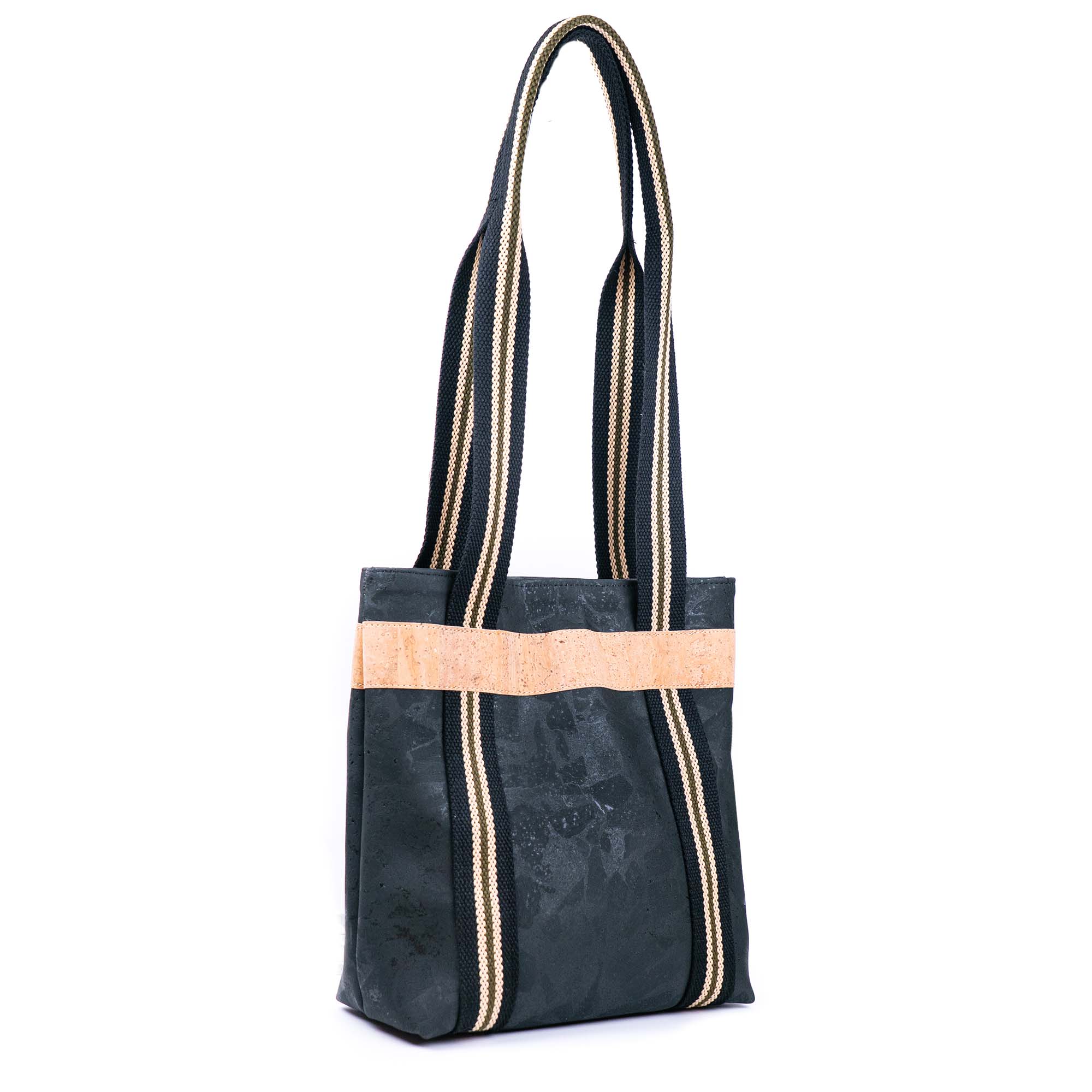 Schultertasche für Damen aus Kork und Gurtband BAGP-297