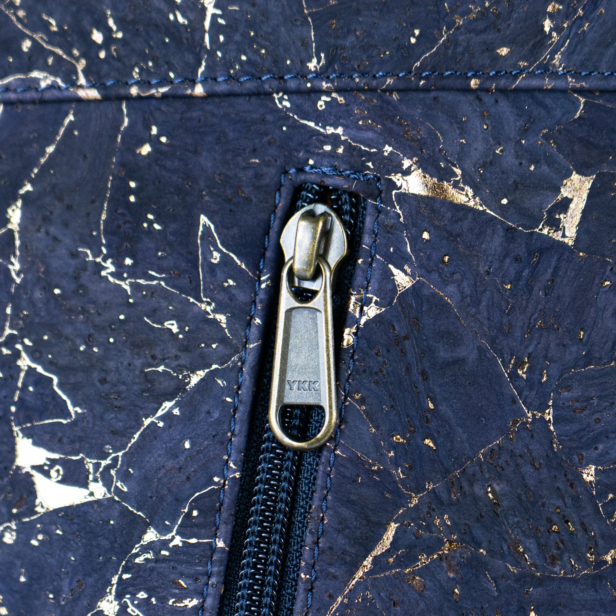 Bolso tote de corcho ecológico con estampado de mármol - Bolso de hombro de cuero vegano BAGP-340