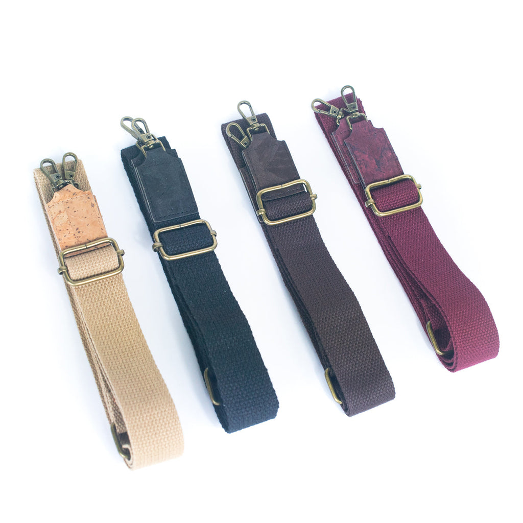 Bolso bandolera de corcho elegante con bolsillo delantero y monedero para teléfono móvil BAG-2271