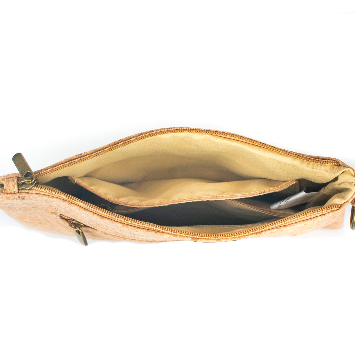 Corcho natural con fusión de granos de café: diseño de bolso de mano y bolso cruzado para mujer BAG-2290