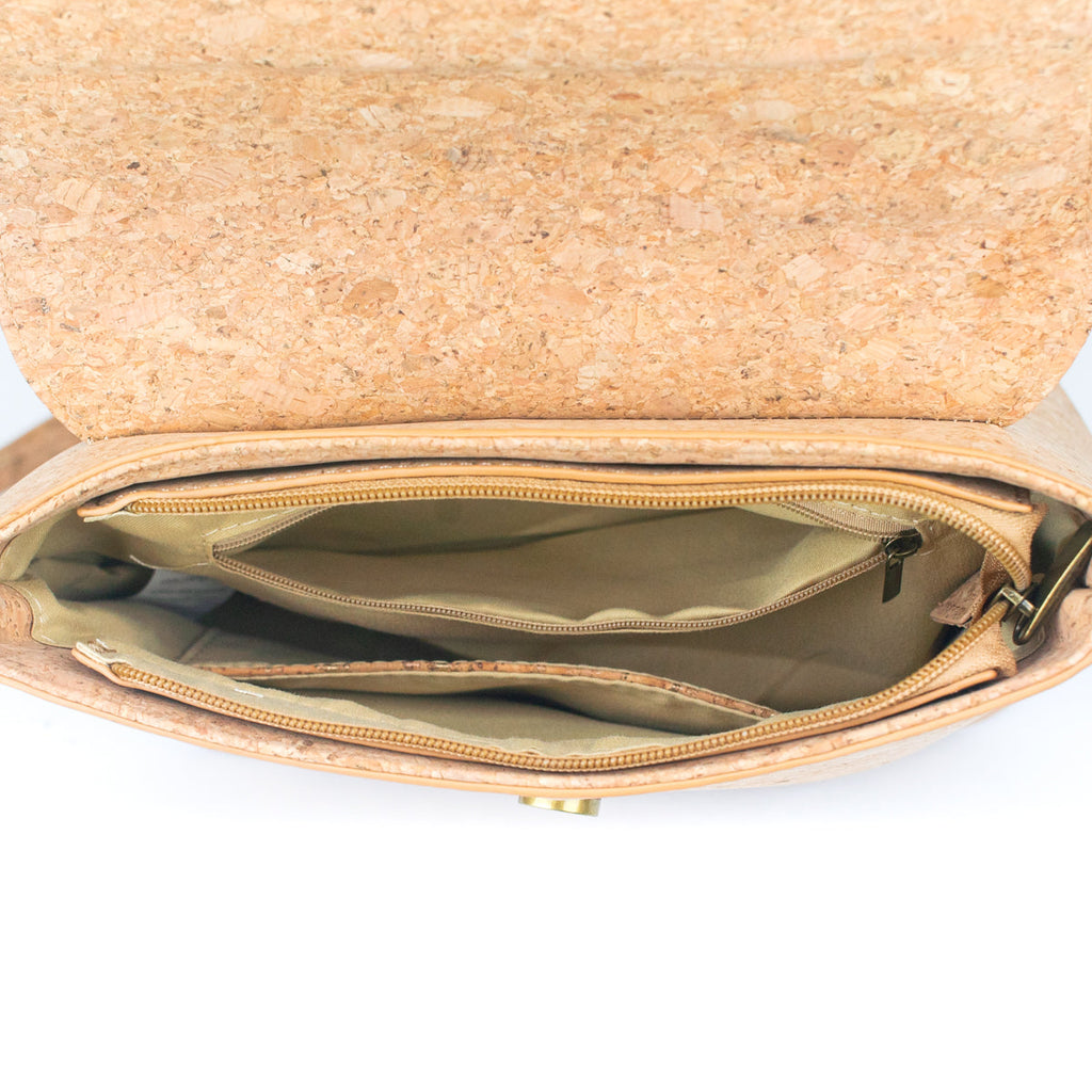 Cork and Coffee Bean Fusion Unisex Crossbody Bag BAG-2289