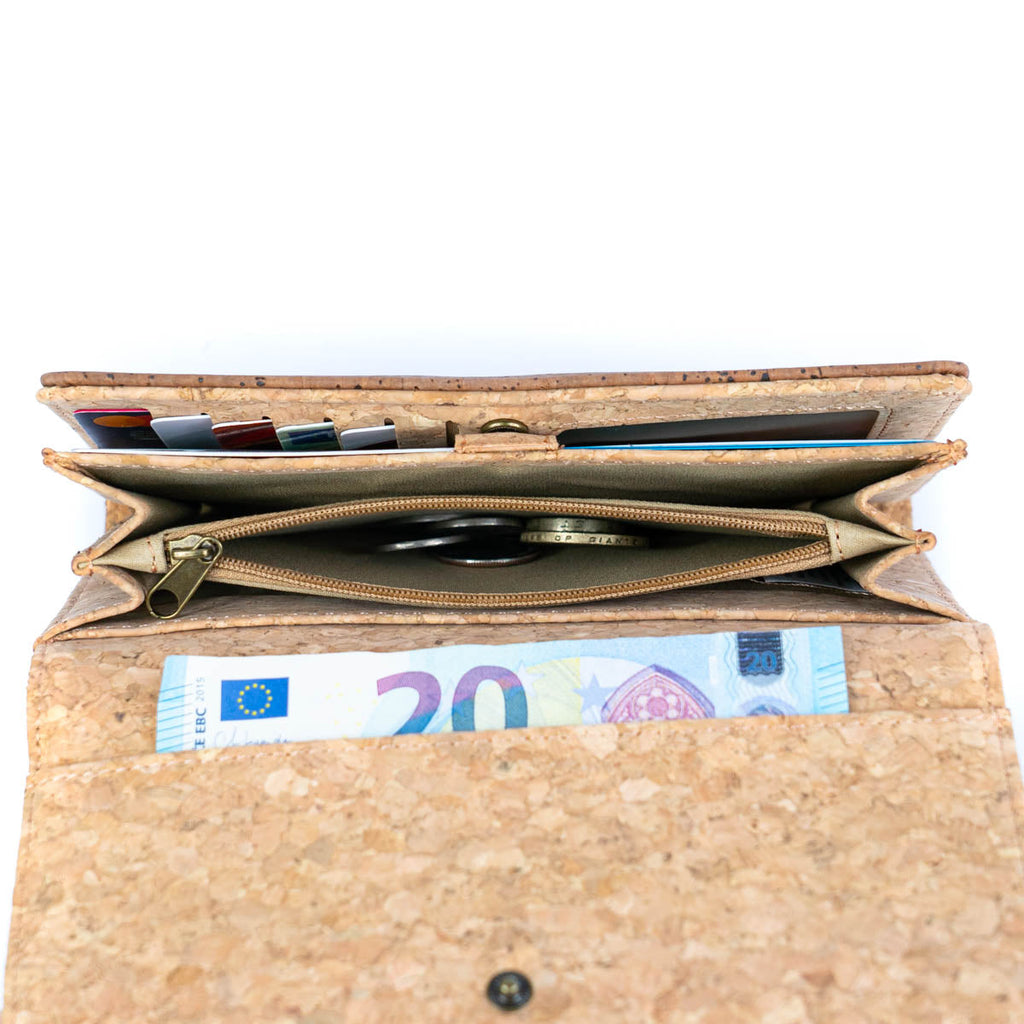 Damen-Portemonnaie aus Naturkork BAG-2351