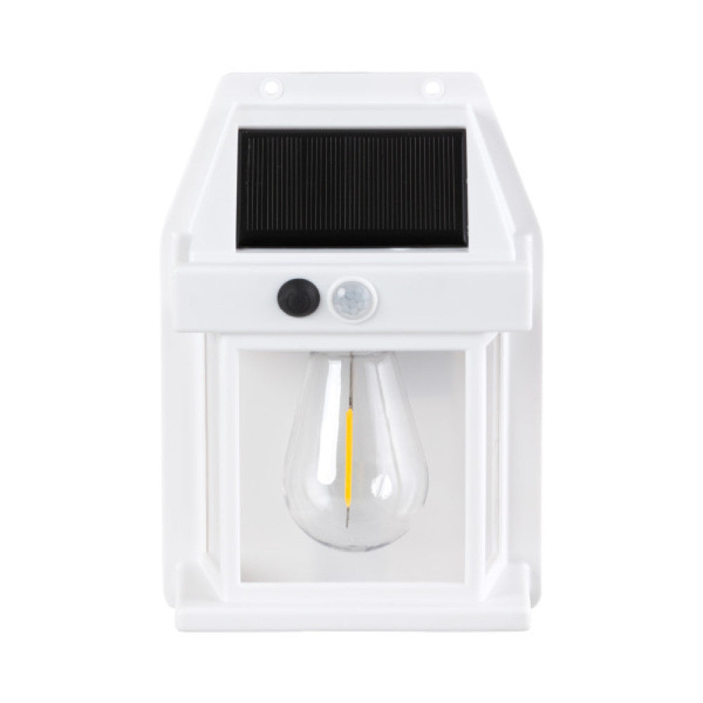 Aplique Solar IP44 3W 3000K 100Lm com Sensor PIR - Branco