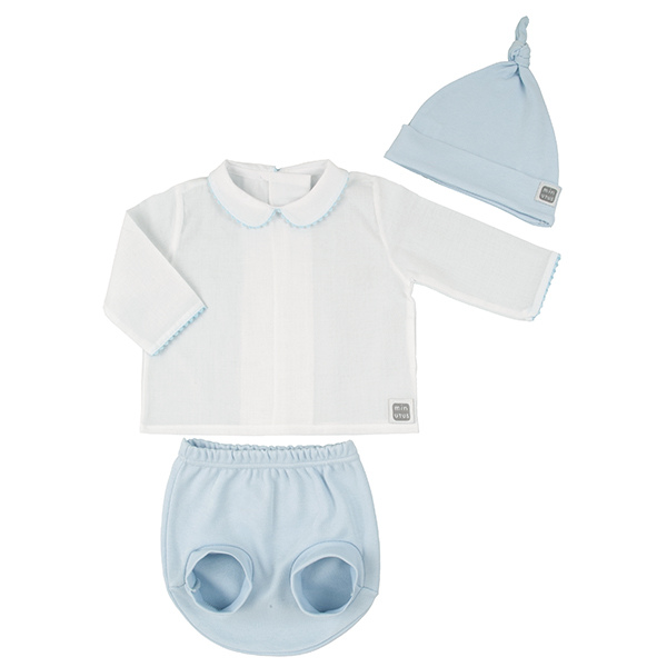 3-teiliges Set aus 100 % Baumwolle