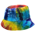 Chapéu boho festival em cânhamo e algodão com aplicações - Tie-dye