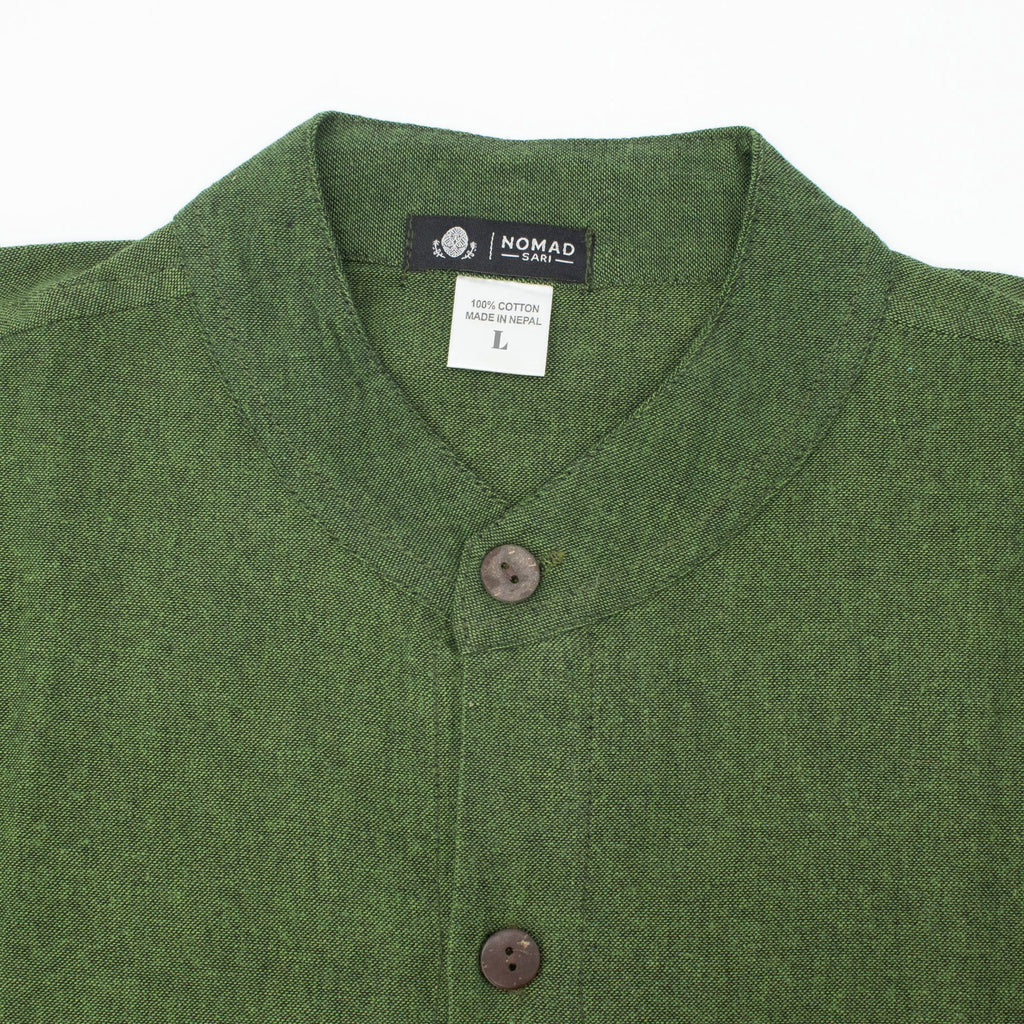 Camisa Nomad Sari Kathmandu - Verde Floresta - Tamanho Grande