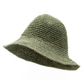 Chapéu de sol de palha flexível Nomad Sari - Verde Musgo