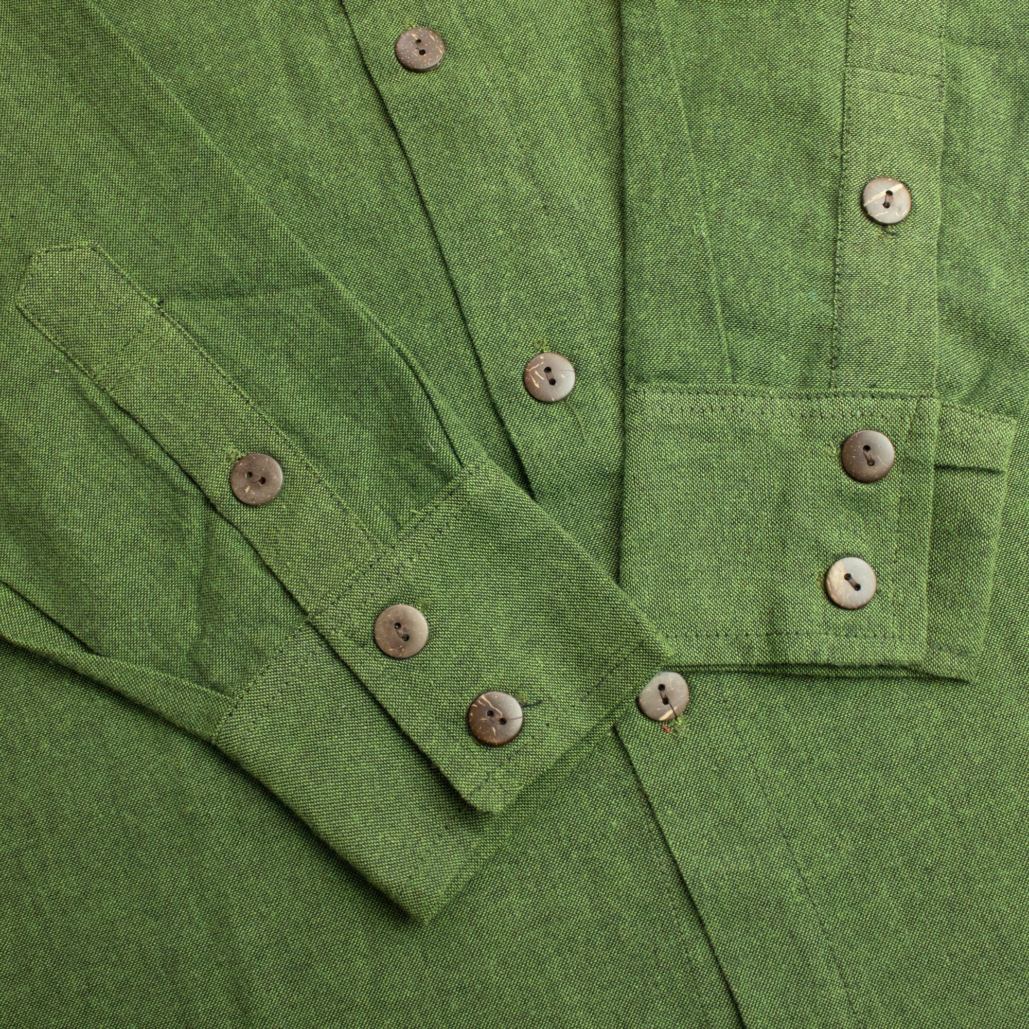 Camisa Nomad Sari Kathmandu - Verde Floresta - Tamanho Grande