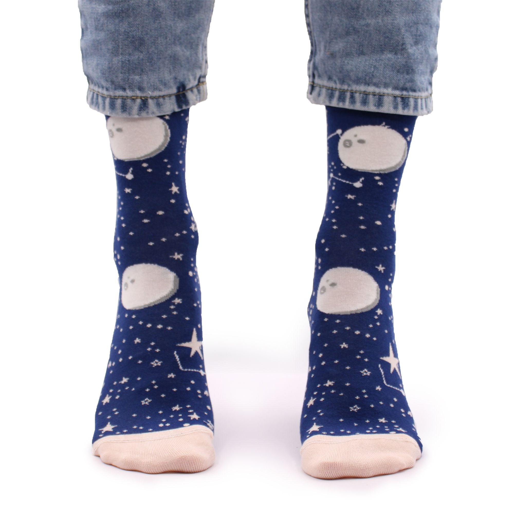 Meias de bambu Hop Hare (P/M) - Moonwalk